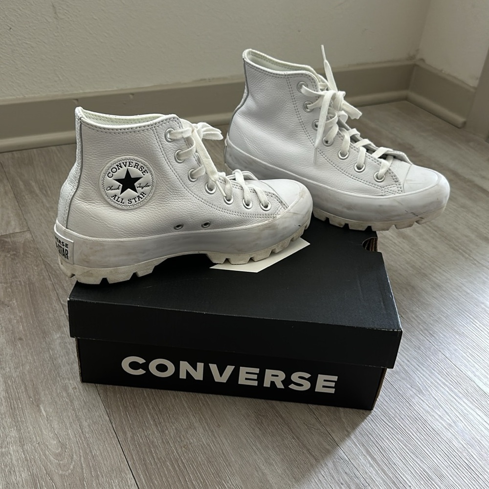 Converse Lugged Leather High Top
